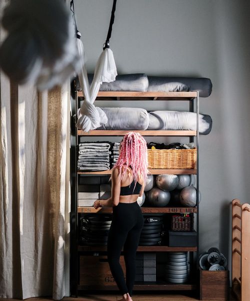 Expert yoga instructor Zoryana Klymchuk smiling warmly